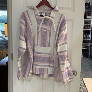 Cotton candy Mexican Baja hoodie